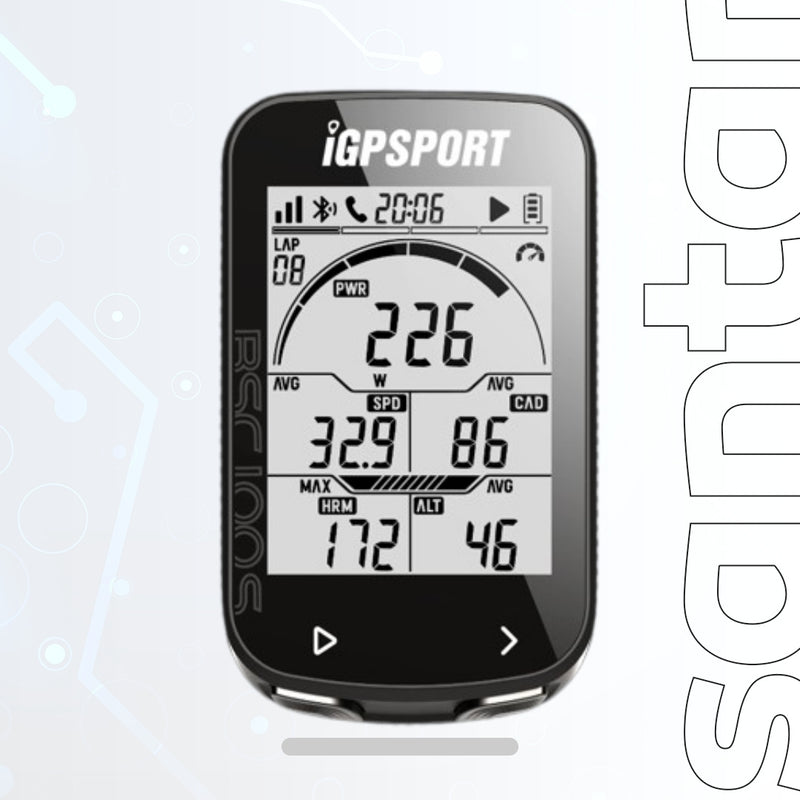 GPS Bike Computer - Wireless Speedometer, Digital Stopwatch, and Odometer for Cycling