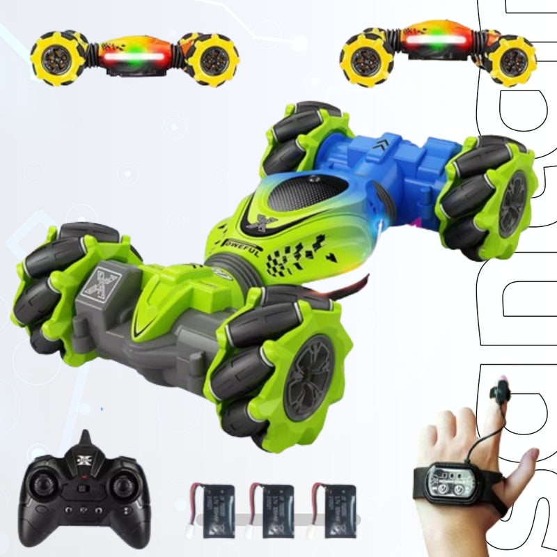 4WD RC Stunt Car with Gesture Control for Kids