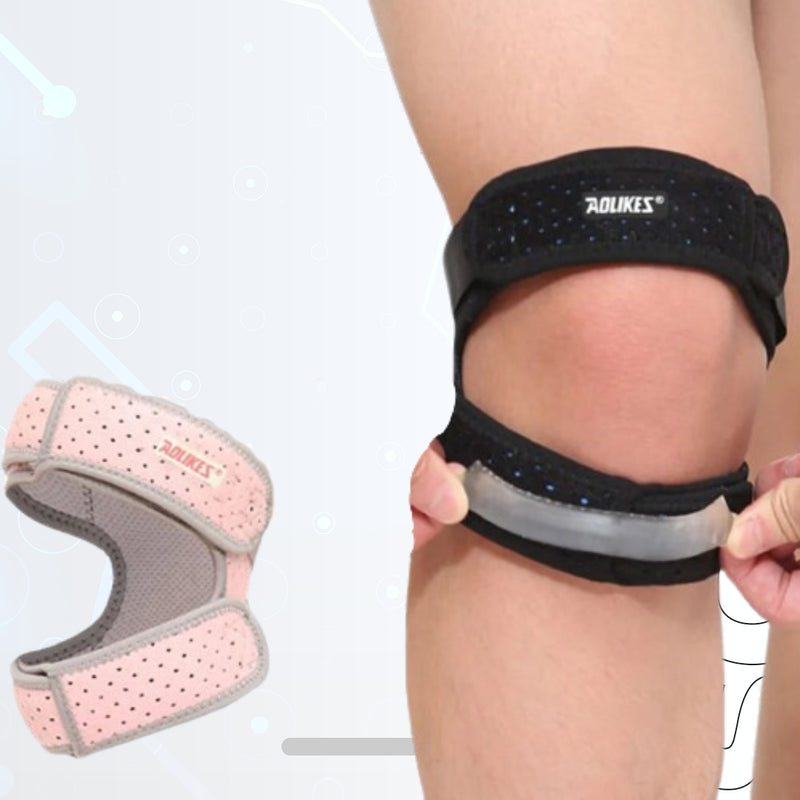 Adjustable Patella Knee Band with Dual Compression Pads