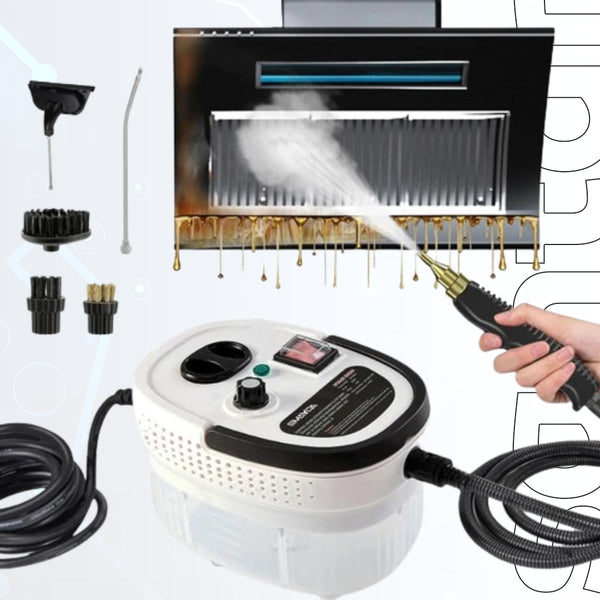 2500W Handheld Steam Cleaner for Home, Kitchen, Bathroom, and Car Cleaning