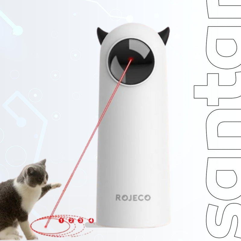 Automatic Cat Toy - Interactive LED Laser Teaser, Handheld Electronic Pet Toy for Cats and Dogs