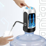Electric Portable Water Dispenser Pump for 5 Gallon Bottle - USB Charge with Extension Hose