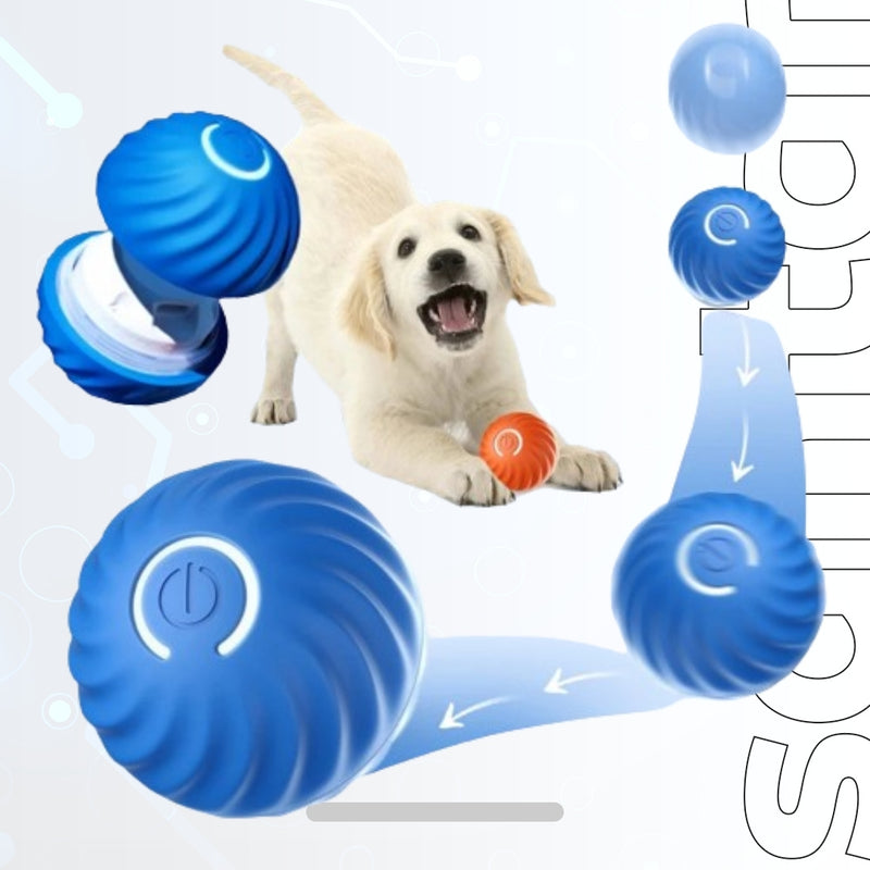 Smart Dog Toy Ball - Electronic Interactive Moving Ball with USB Charging, Automatic Bouncing, Ideal for Puppies and Cats