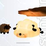 Rechargeable Silicone Sheep and Panda Shaped Led Night Lights
