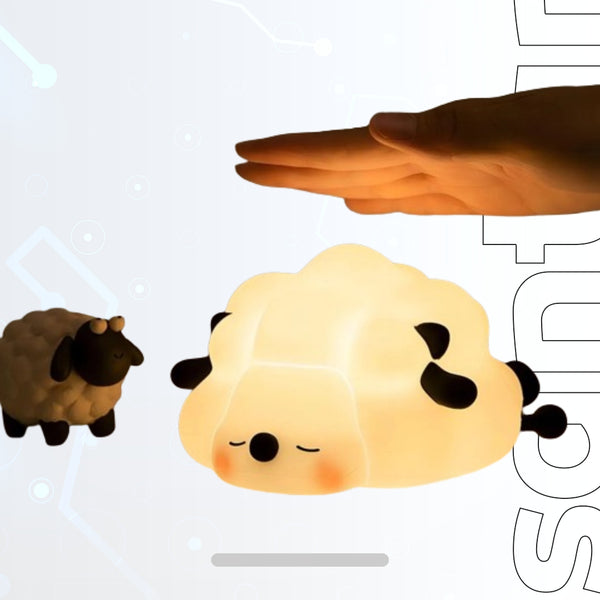 Rechargeable Silicone Sheep and Panda Shaped Led Night Lights