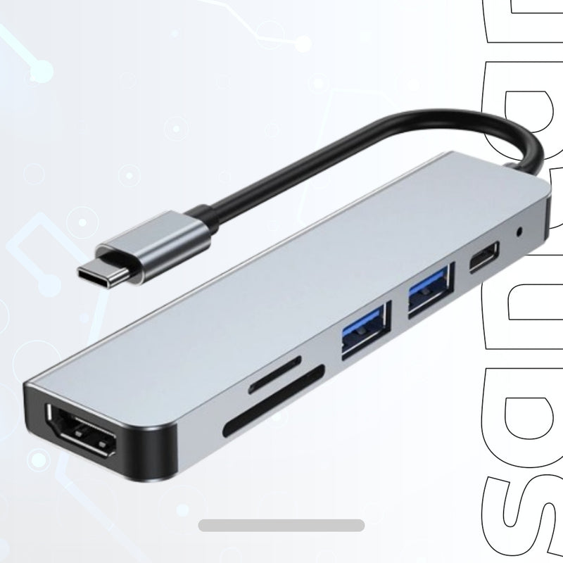 USB-C Hub with HDMI, RJ45, and More