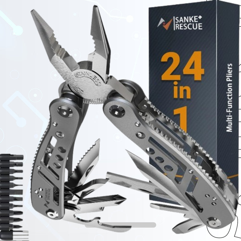 Portable Pocket Multitool: 420 Stainless Steel