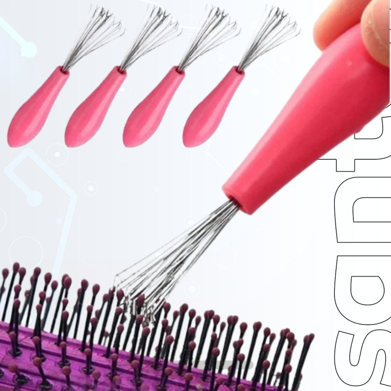 Hair Brush Cleaner Plastic Handle Cleaning Brushes