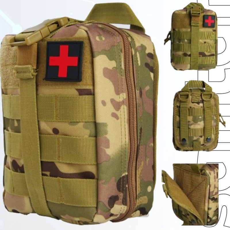 Tactical IFAK Pouch with 18 EMT Items