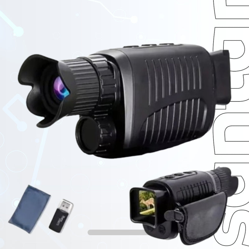 Rechargeable 1080p HD Infrared Night Vision Telescope Camera for Outdoor Hunting