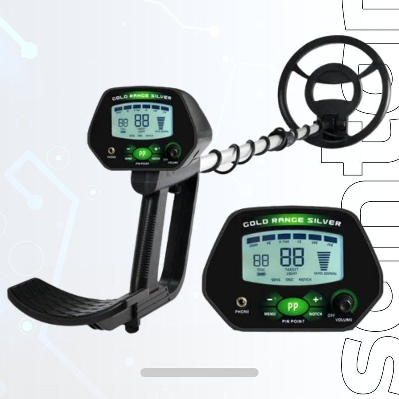 High Accuracy MD-4090 Professional Underground Metal Detector with LCD Display and Memory Function