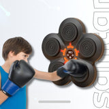 Smart Boxing Machine with LED Lights & Bluetooth Trainer – Interactive Home Boxing Equipment