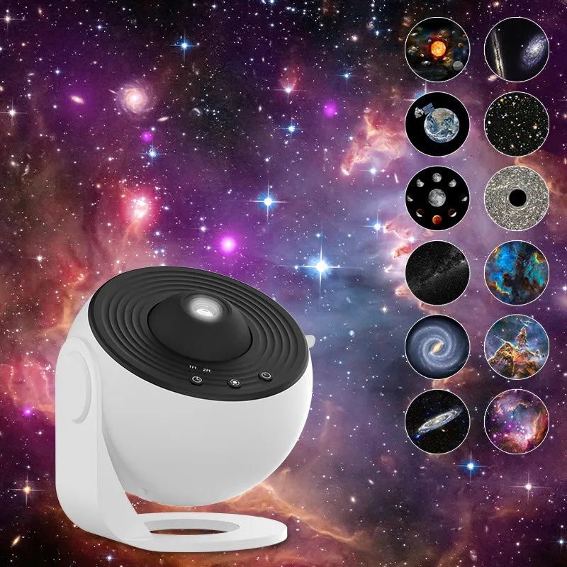 Galaxy Projector Night Light - 360° Rotate Planetarium Lamp