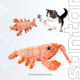 Pet Toys - Electric Jumping Shrimp Charging Simulation