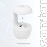 Anti-gravity air humidifier, countercurrent humidifier