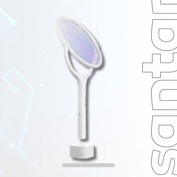 Fast Charging Fly Swatter Racket with Adjustable Lamp