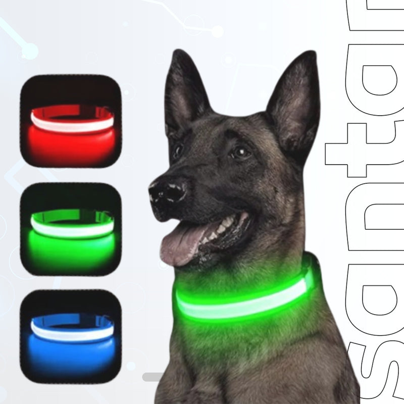 Adjustable Pet Collar - LED LIGHT