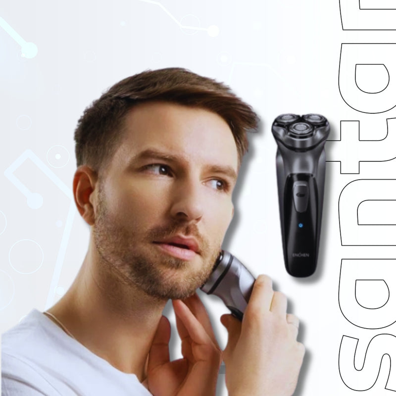 Rotary Electric Shaver for Men - 3d Floating Blade