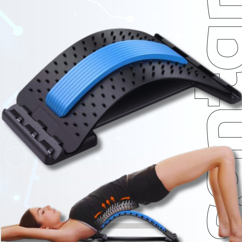 Adjustable Multi-level Magnetotherapy Back Stretcher - Lumbar Massager