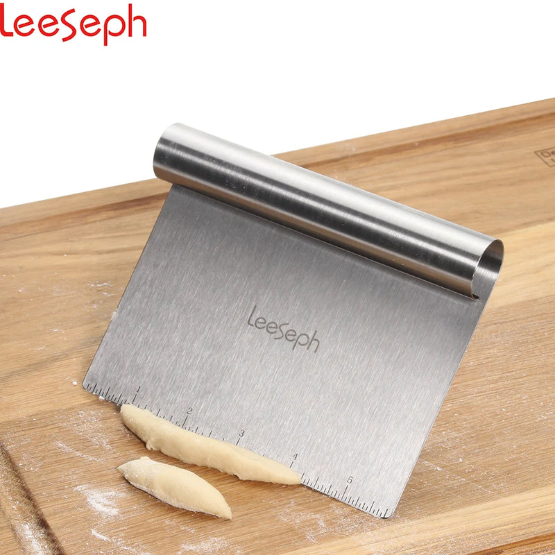 Leeseph Stainless Steel Multi-Purpose Scraper & Chopper