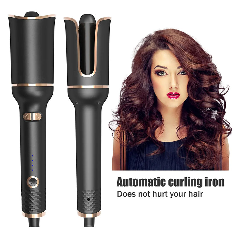 Automatic Hair Curler - Hair Curling Iron with Rotating Ceramic Technology