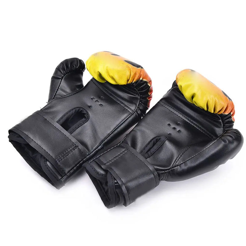 Kids Leather Boxing Gloves - Kickboxing Gloves for Children in Sanda Sports