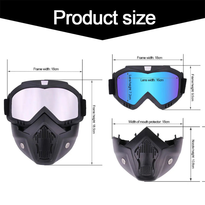 Adjustable Dustproof Motorcycle Goggles