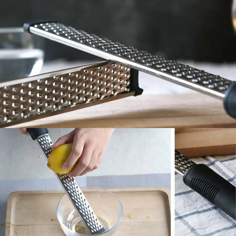 Multifunctional Rectangle Stainless Steel Grater - 12 Inch