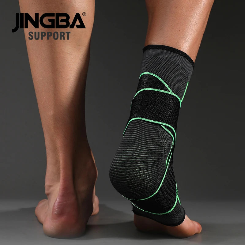 Protective Ankle Support - Compression Nylon Strap Brace for Football and Basketball