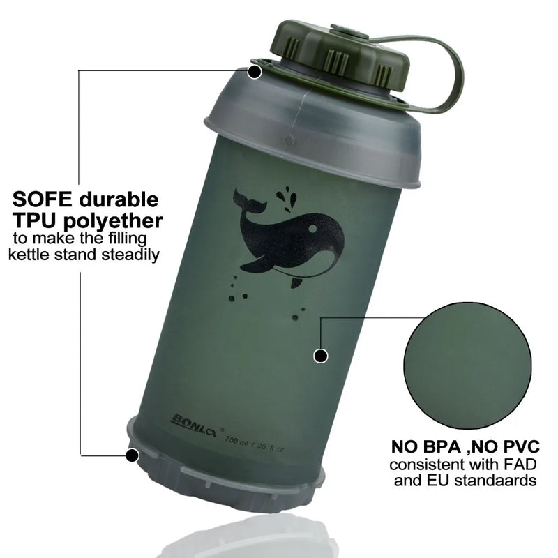 Portable Sports Water Bottle for Outdoors.