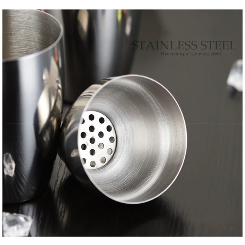 UPORS Stainless Steel Cocktail Shaker - Martini Boston Shaker for Bartenders