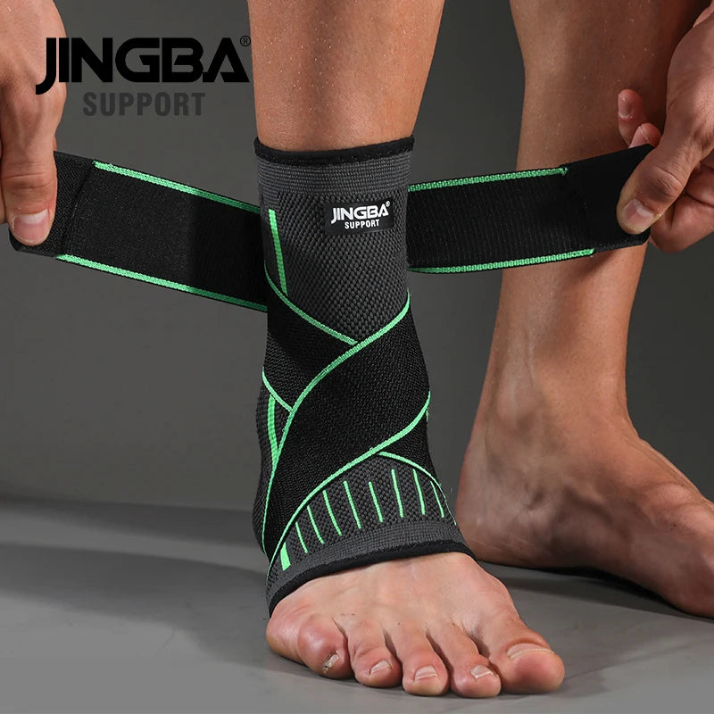 Protective Ankle Support - Compression Nylon Strap Brace for Football and Basketball