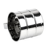 Stainless Steel Flour Sifter - Baking Icing Sugar Shaker Mesh Sieve Cup for Pastry Bakeware