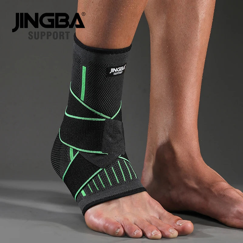 Protective Ankle Support - Compression Nylon Strap Brace for Football and Basketball