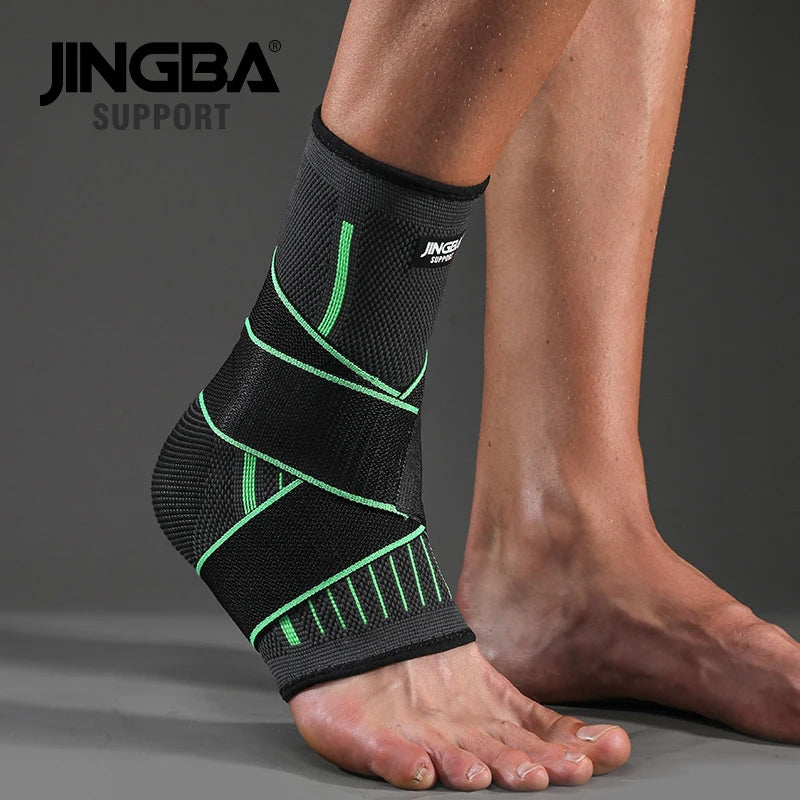 Protective Ankle Support - Compression Nylon Strap Brace for Football and Basketball