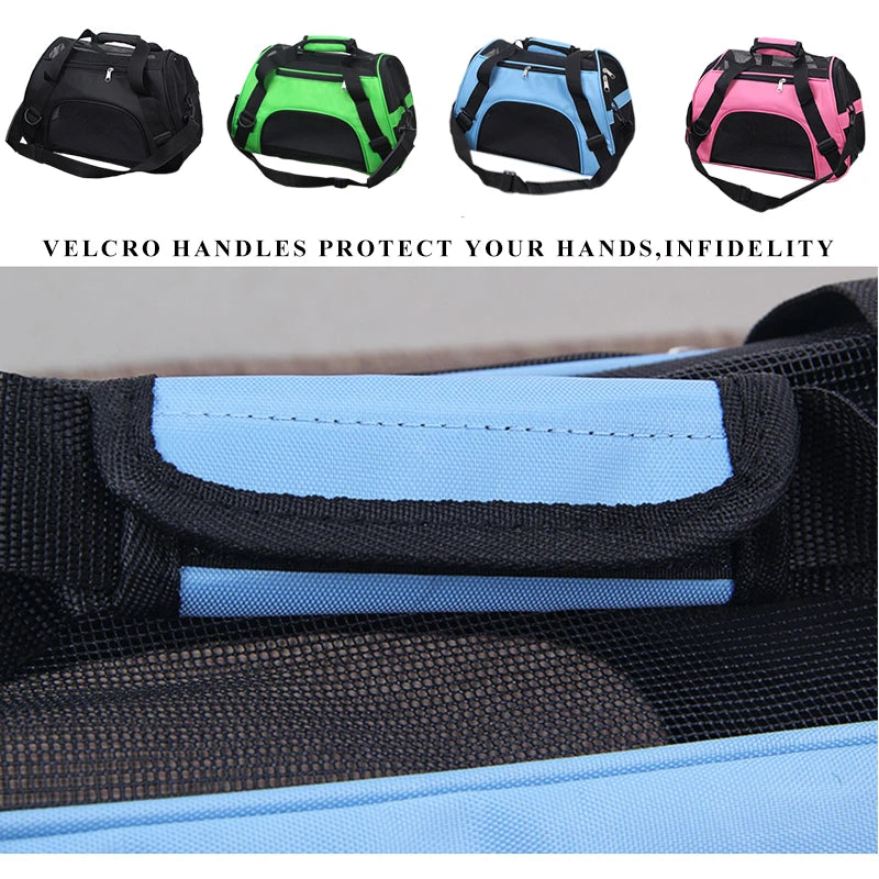 Cat Bags Portable and Dog Carrier Bag Mesh Breathable