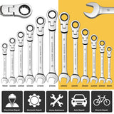 Flexible Head Ratchet Wrench