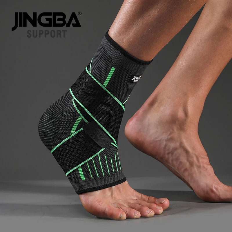 Protective Ankle Support - Compression Nylon Strap Brace for Football and Basketball