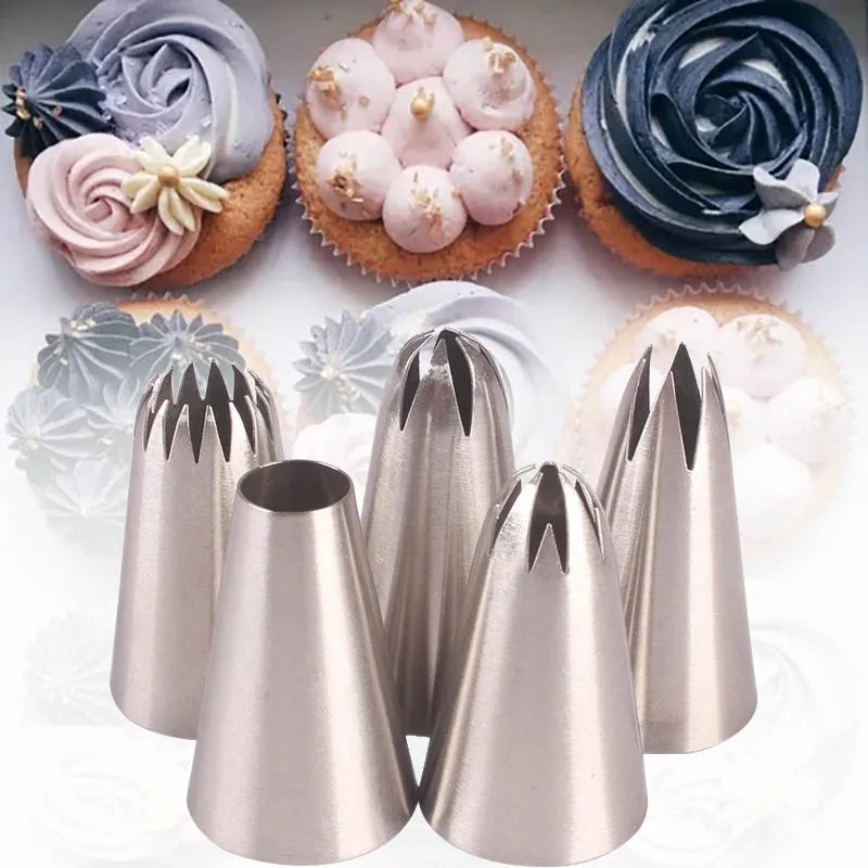 Russian Confectioner Piping Pastry Nozzles for Cakes - Confectionery Decoration