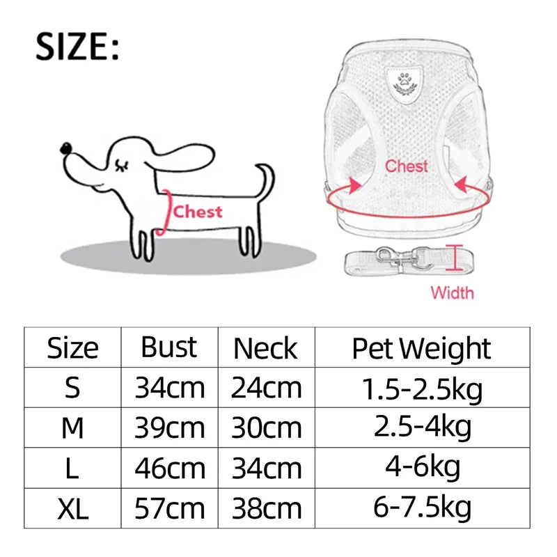 Cat Harness Vest Walking