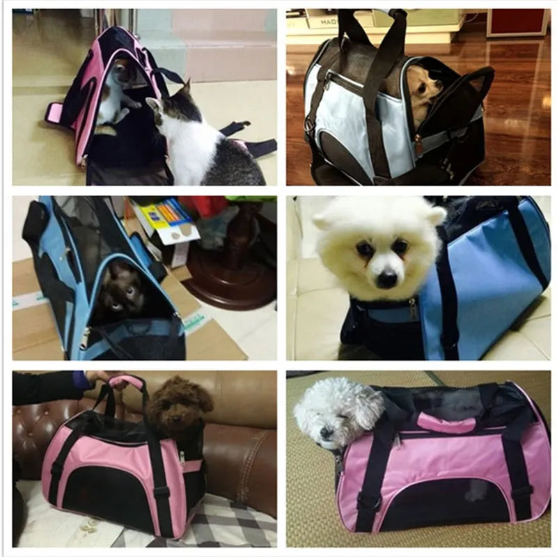 Cat Bags Portable and Dog Carrier Bag Mesh Breathable