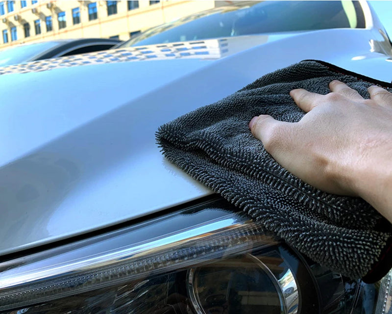 Microfiber towel for car and motorcycle washing