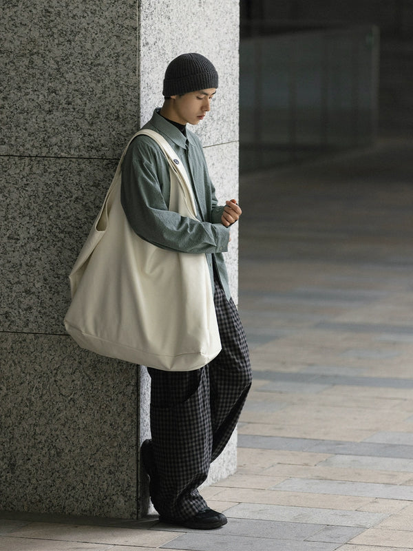 Pu One-Shoulder Crossbody Large Capacity Bag Niche Handbag