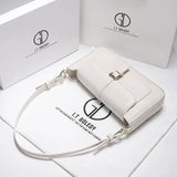 Hong Kong Itgdledy Genuine Leather Crocodile Pattern Niche Style Underarm Bag Women 2023 New Arrival Classy Baguette Bag Messenger Bag