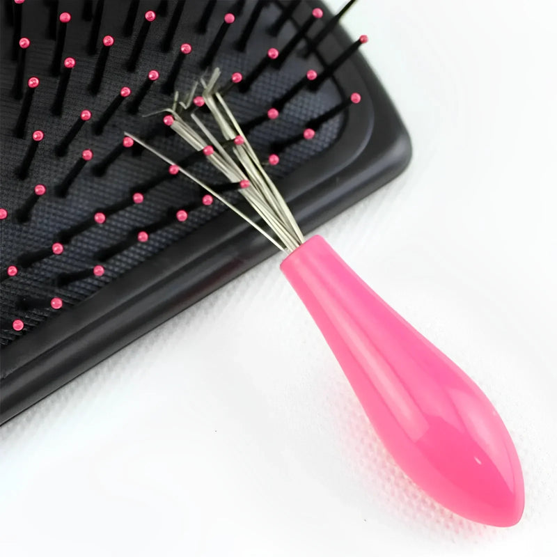 Hair Brush Cleaner Plastic Handle Cleaning Brushes