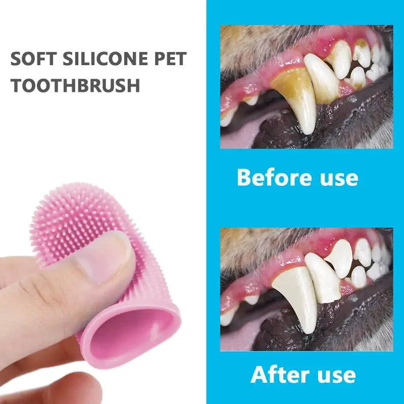 Finger Brush for Pet Teeth Cleaning