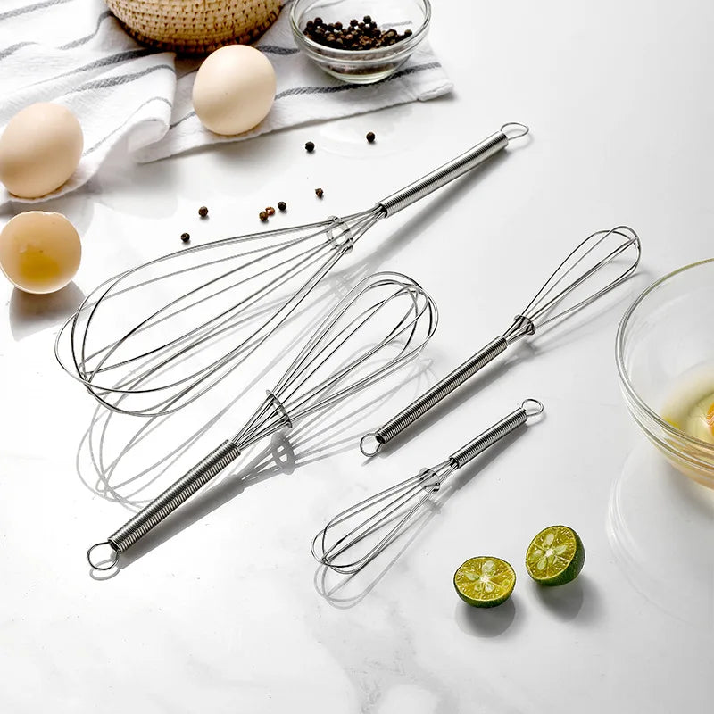 Multifunctional Stainless Steel Rotary Manual Egg Beater