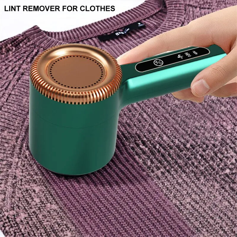 USB Electric Rechargeable Lint Remover - Hair Ball Trimmer Fuzz Sweater Shaver for Clothes