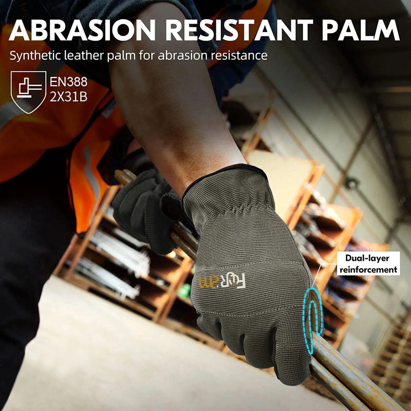 High Performance, Breathable, High Dexterity Multipurpose Lightweight Work Gloves