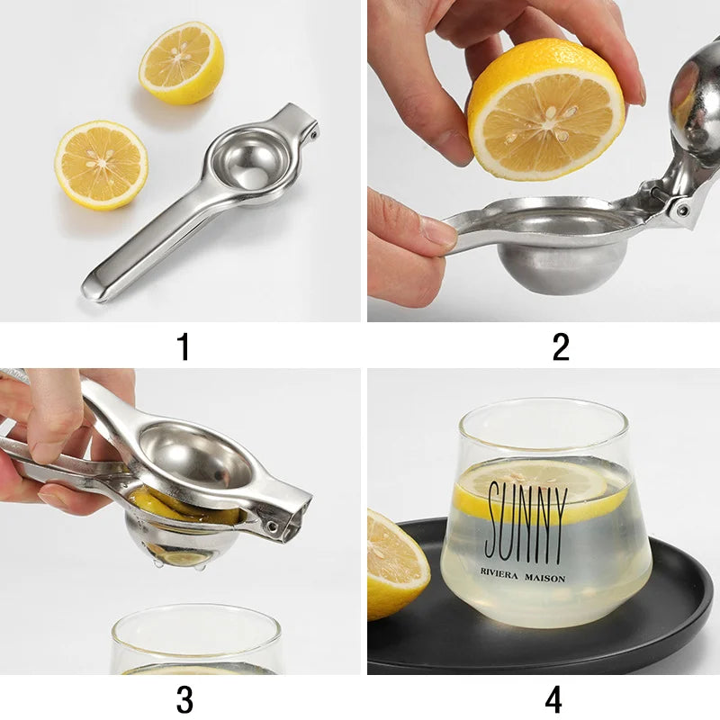 Stainless Steel Manual Lemon Squeezer